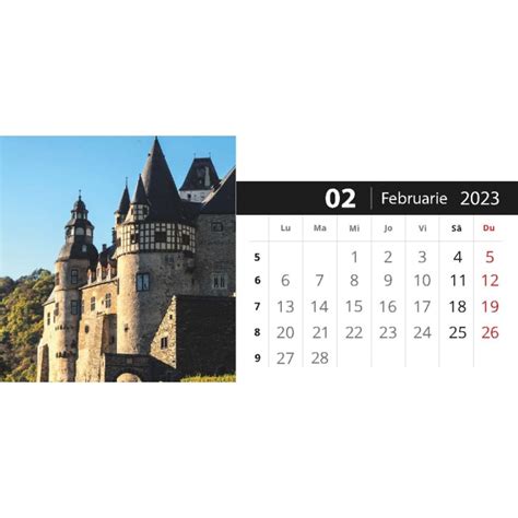 Calendar De Birou Cu Castele Darko Print