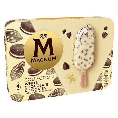 Promo Glace B Tonnet Chocolat Blanc Cookies Magnum Chez Auchan