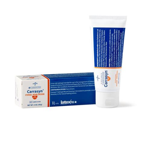 Carrasyn Hydrogel Wound Dressing Total Care Medical Supply