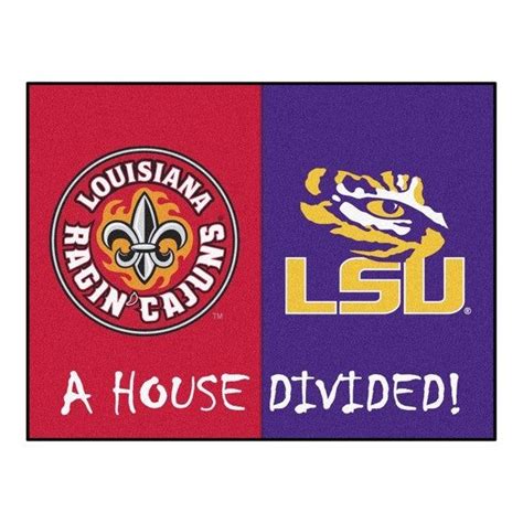 Louisiana - Lafayette Ragin' Cajuns / LSU Tigers Mat ***This item is made to order please allow ...