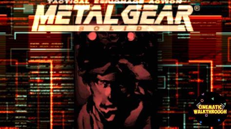 Metal Gear Solid Video Menù Psx Ita Youtube