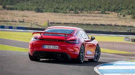 Porsche 718 Cayman GT4 | 2020MY (Color: Guards Red) | Rear