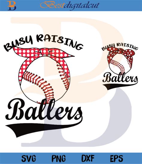 Busy Rising Ballers Svg Trending Svg Sport Svg Softball Svg