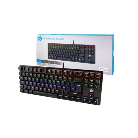 Teclado Mec Nico Hp Gk Rgb Blue Switch Nuevatec