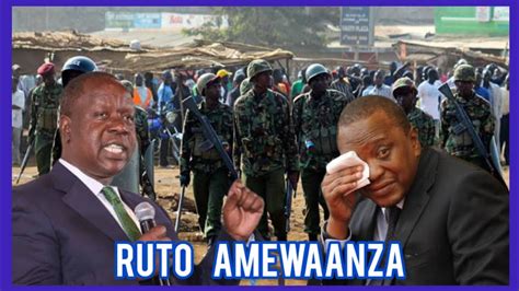 BREAKING FRED MATIANG I And UHURU KENYATTA Security WITHDRAWN By RUTO