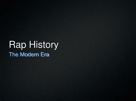 PPT - Rap History PowerPoint Presentation, free download - ID:5747989