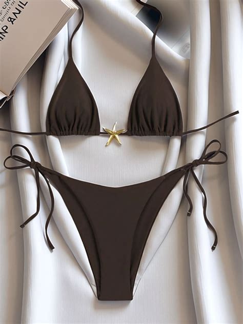 Generic New Swimsuit Bikini Suit Bandage Sexy Starfish Accessories Bikini Split Swimsuit
