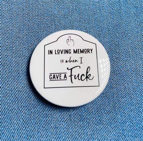 Fuck Button Badge Etsy