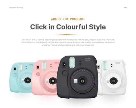 Fujifilm Instax Mini 9 illustration and product design :: Behance