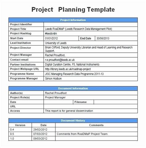 Project Management Plan Template Word Awesome Simple Project Management ...