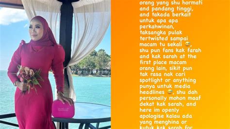 Hanya Salah Faham Nurul Shuhada Mohon Maaf Pada Puteri Sarah Media