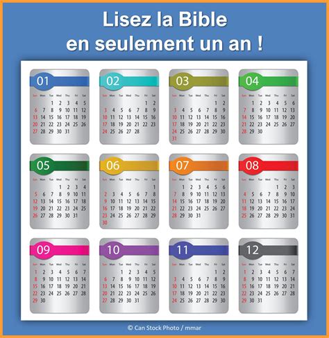 Lisez La Bible En Seulement Un An Avec Ce Plan De Lecture Imprimable