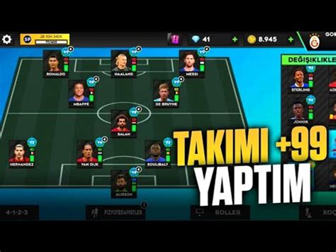 Takimi Gen Yaptim Dream League Soccer Youtube