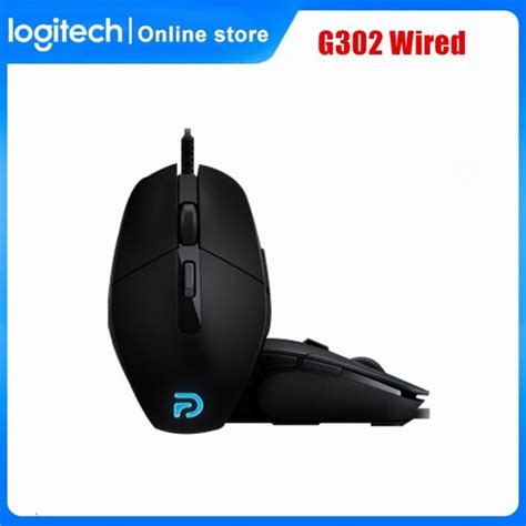 Original Logitech G302 Professional MOBA Gaming Mouse Wired Mice ...