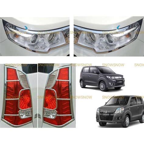 Jual Paket Garnish Lampu Depan Belakang Suzuki Karimun Wagon Gs Chrome