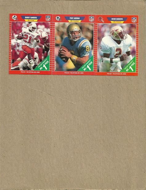 Proset Football Complete Card Set With Final Update Set