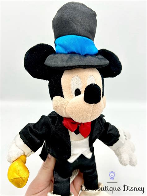 Peluche Mickey Mouse Magicien Disneyland Paris Disney Costume Noir