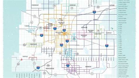 Snow routes in the Oklahoma City metro