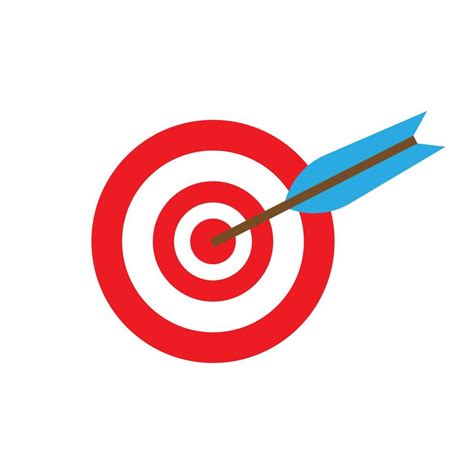 Target Icon Vector Illustration Symbol Success Accuracy Business Target Icon Center Circle