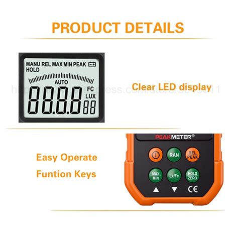 Handheld Digital Light Meter Lux Meter H Vicedeal