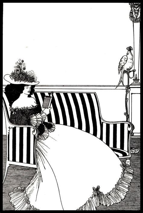 Art Nouveau, Aubrey Beardsley, Art Nouveau Print, Black and White, Art ...