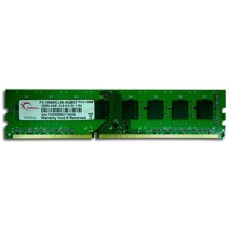 Gskill Nt Series 4 Gb Ddr3 1333 Mhz Pc Ram Ldlc 3 Year Warranty