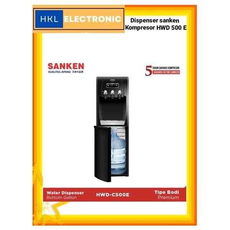 Jual DISPENSER SANKEN STANDING GALON BAWAH KOMPRESOR HWD C 500 E