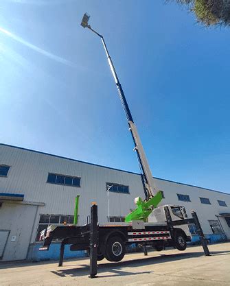 Truck Mounted Telescopic Boom Lift For Sale JOVOO