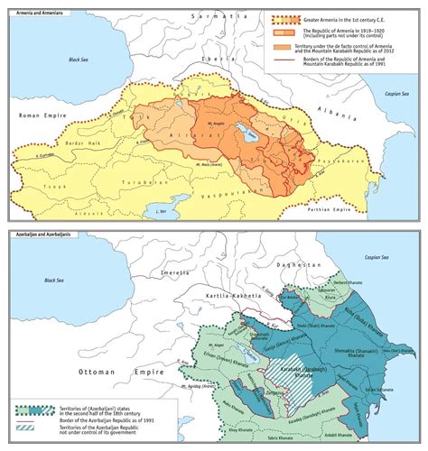 Armenia - Azerbaijan Conflict Mapped - Vivid Maps