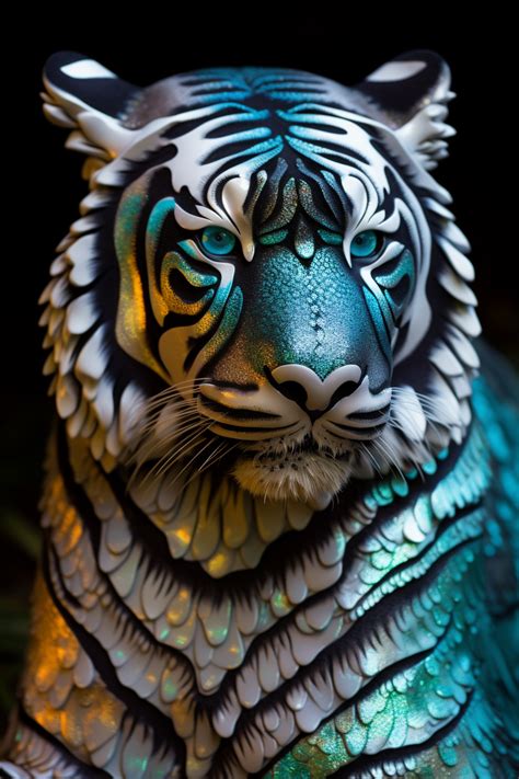 Fish Scale Tiger By Berubettoart On Deviantart