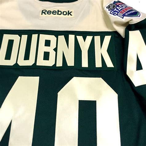 Devan Dubnyk Minnesota Wild Stadium Series Reebok Nhl Premier