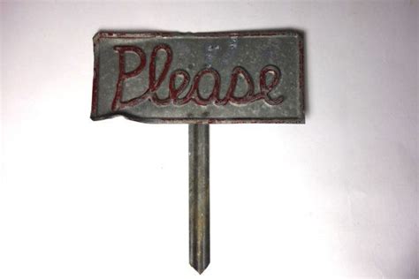 Vintage Please Sign Vintage Signs Vintage Etsy