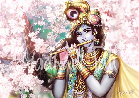 Lord Krishna With Flute Wallpapers