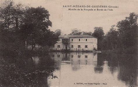 Saint Médard de Guizières Moulin de la Pouyade Carte postale