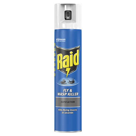 Raid Rapid Action Wasp Mosquito Fly Killer Aerosol Spray Ml One