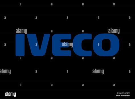 Iveco, Logo, Black background Stock Photo - Alamy