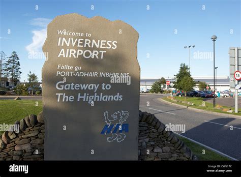 Inverness Airport Highland Scotland Uk United Kingdom Stock Photo Alamy