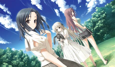 Kasugano Sora Kuranaga Kozue And Ifukube Yahiro Yosuga No Sora Drawn By Hashimoto Takashi