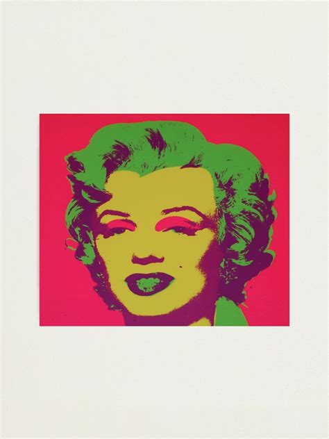 Lámina fotográfica Marilyn Monroe 21 de Andy Warhol Arte pop de