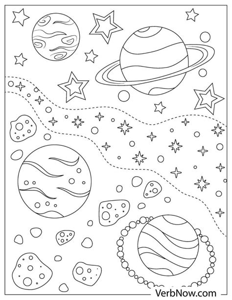 Free SOLAR SYSTEM Coloring Pages & Book for Download (Printable PDF ...