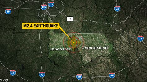 Magnitude 2.4 earthquake shakes portions of South Carolina