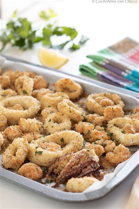 Calamari E Gamberi Gratinati Al Forno Saporitissimi Ricette Cucinare