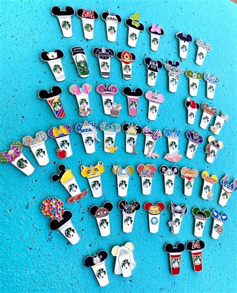 Castle Coffee Cup Pins Various Styles Etsy Disney Pins Sets Disney Accessories Disney