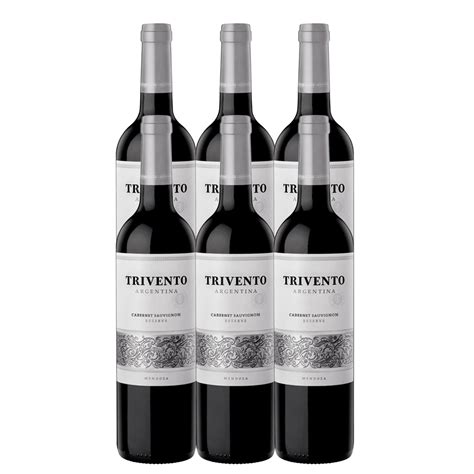 Vinho Trivento Reserve Cabernet Sauvignon 750ml – Caixa c/ 6 unidades ...