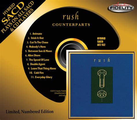 Rush :: Counterparts | Audiophile Collectibles