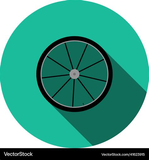 Bike Wheel Icon Royalty Free Vector Image Vectorstock