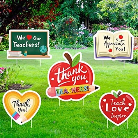 Show Your Appreciation With A We Love Our Teachers Yard Sign