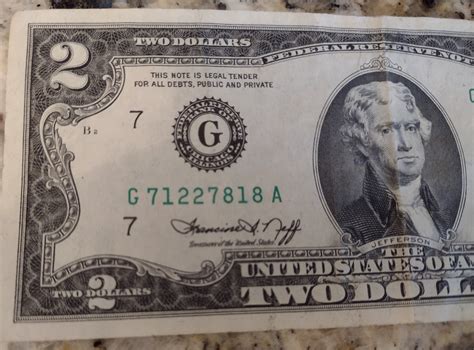 1976 Two Dollar Bill 1957 B Silver Certificate One Dollar Etsy