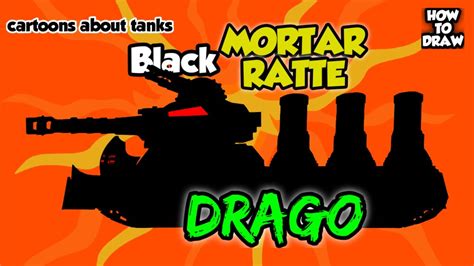 How To Draw Cartoon Tank Hybrid Black Mortar Ratte Drago Cartoons