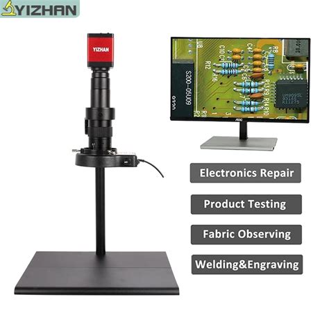 YIZHAN Microscope 1080P HDMI VGA Microscope For Cellphone Repair 130X